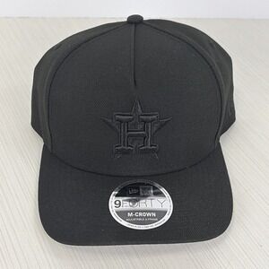 New Era New York Yankees Blackout 9Forty M-Crown A-Frame‎ SnapBack Hat Cap NEW